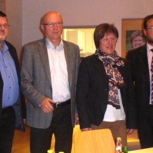 Dieter Bien, Edgar Kreuzer, Uta Böckel und Dr. André Kavai