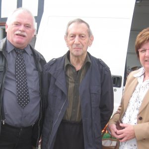 Auf dem Foto sehen Sie Helmut Müller, Fritz Wagner und Uta Böckel.