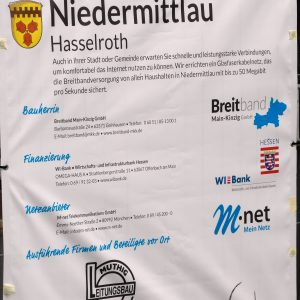 Endlich gehts auch in Niedermittlau los - M-Net startet